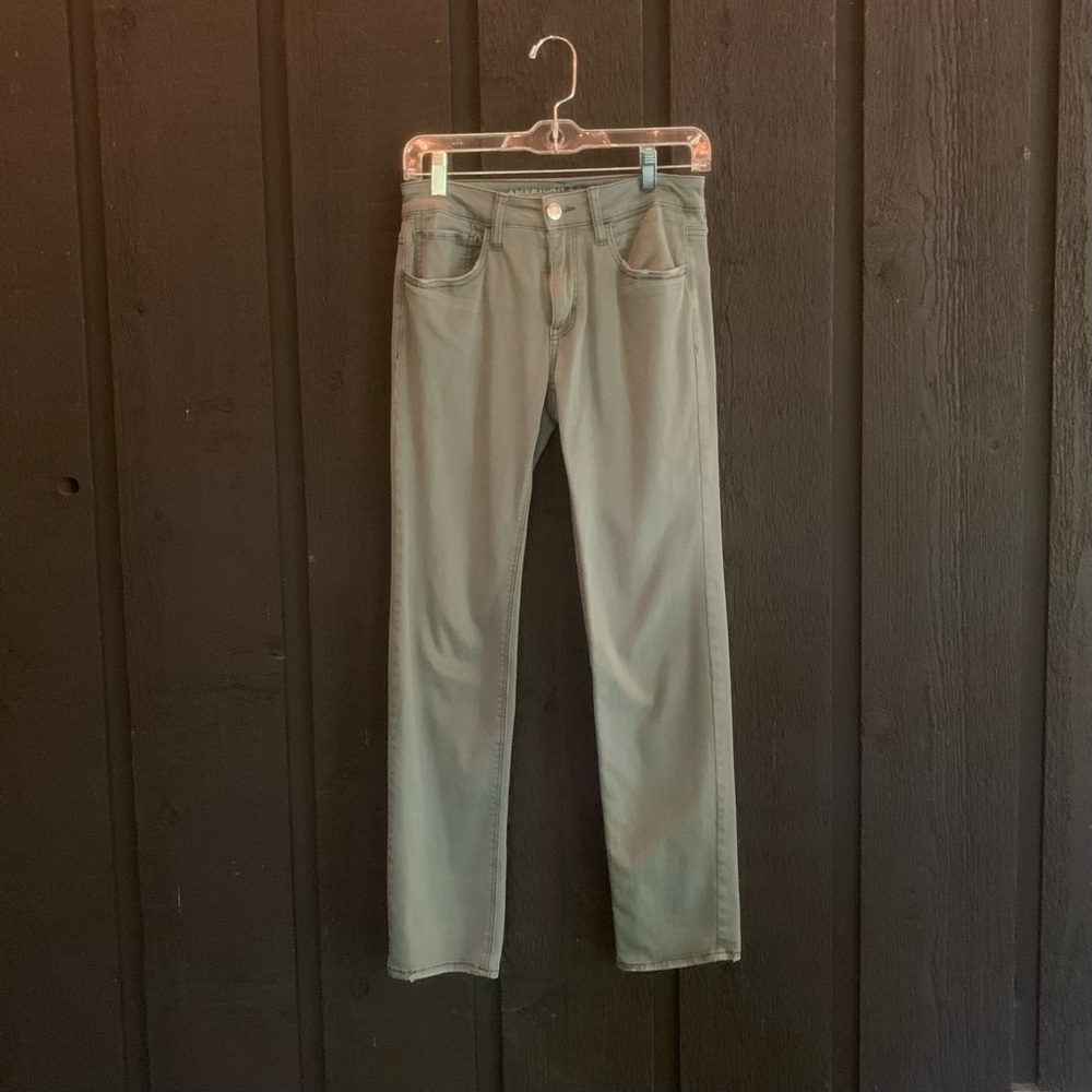 American Eagle twill tomgirl pants